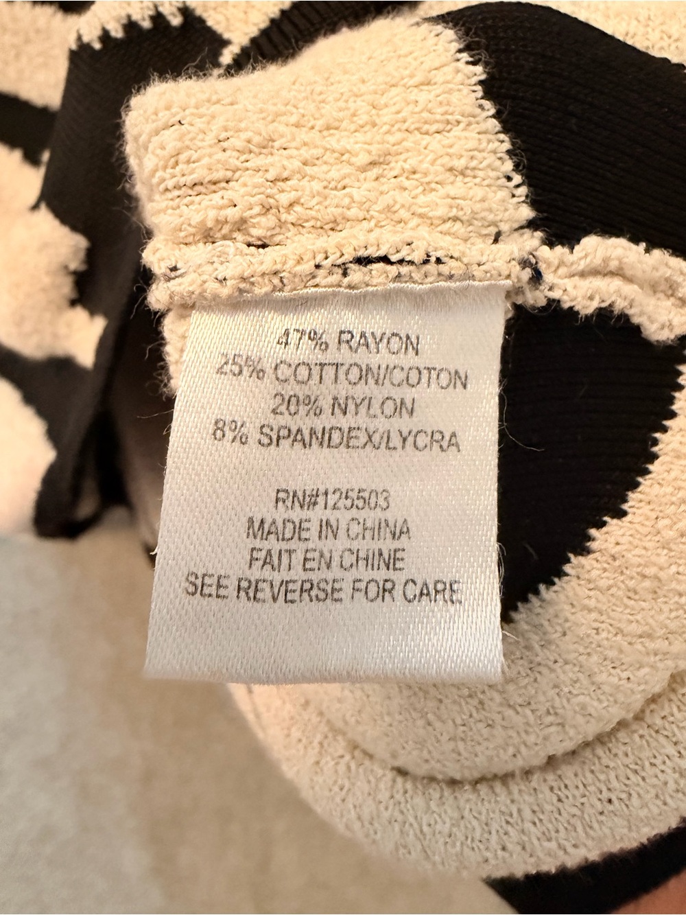 Ronny Kobo Black & Cream Graphic Midi Dress - Picture 4 of 5